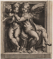 KG 00202
<br/>
Twee zingende engelen
<br/>
<em>Alberti, Cherubino (1553 - 1615)</em>